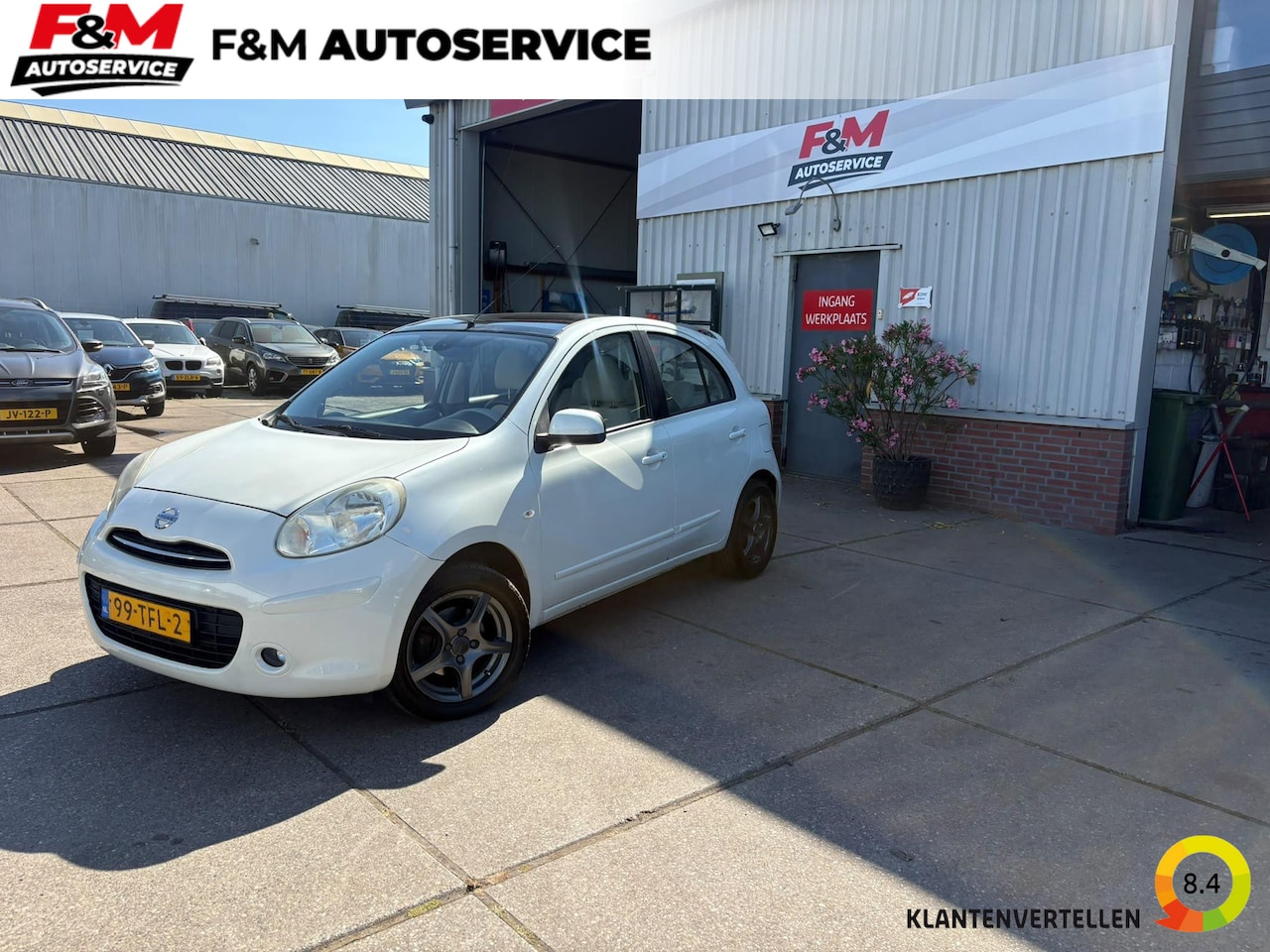 Nissan Micra - 1.2 DIG-S Tekna airco, cruise, pano, pdc achter - AutoWereld.nl