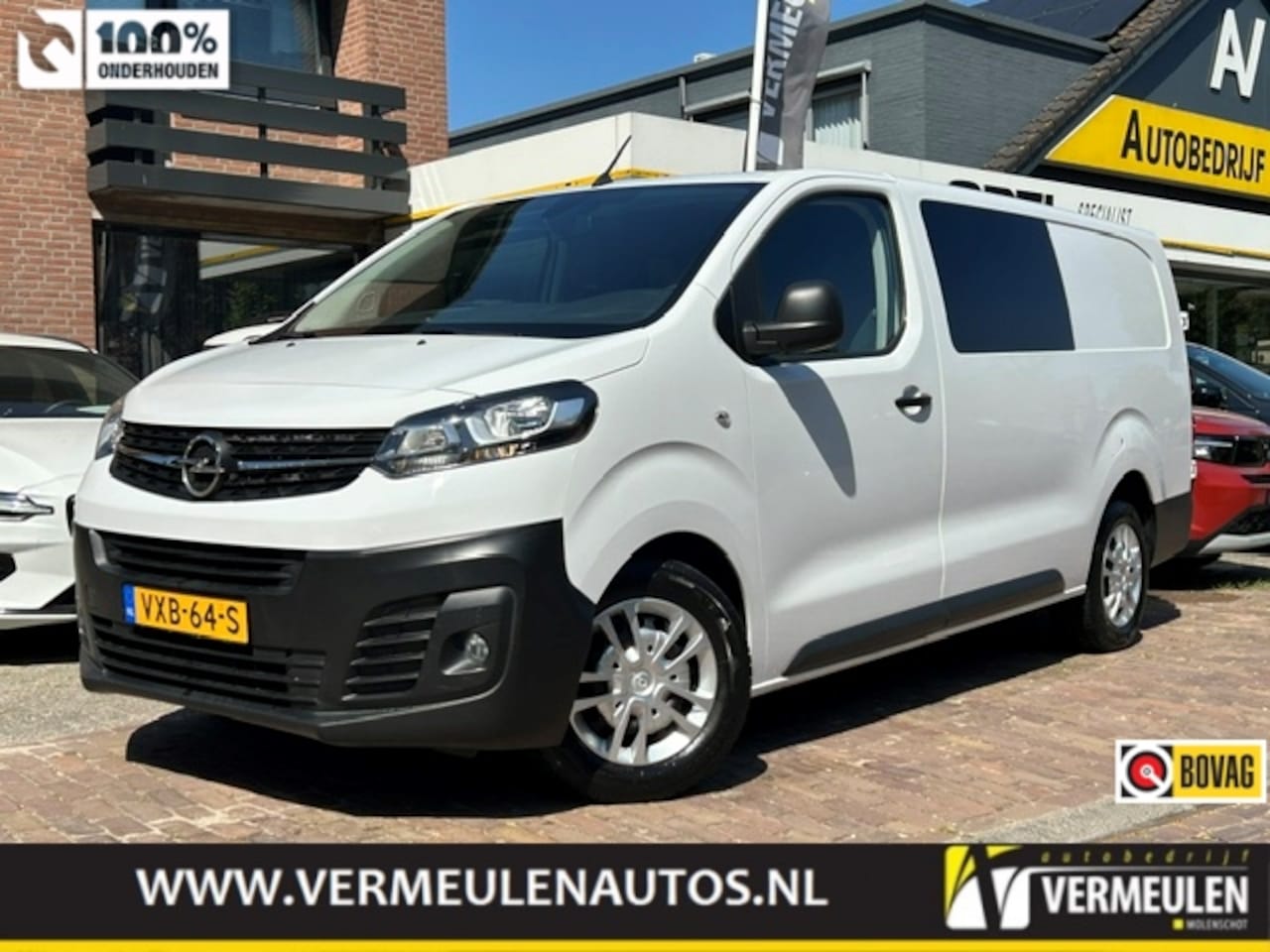 Opel Vivaro - 2.0 Diesel 145PK L3H1 DC Dubbele Cabine 6-Pers. + Airco/ Cruise/ Navi/ CarPlay/ Trekhaak/ - AutoWereld.nl