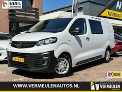 Opel Vivaro - 2.0 Diesel 145PK L3H1 DC Dubbele Cabine 6-Pers. + Airco/ Cruise/ Navi/ CarPlay/ Trekhaak/
