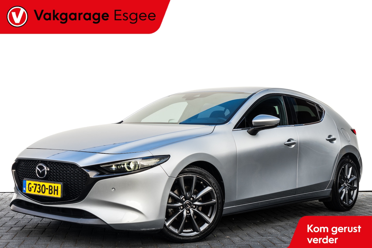 Mazda 3 - 2.0 123 PK e-SkyActiv-G M Hybrid 122 Luxury | Ned Auto | Leer | Clima | Navi | Rijklaar | - AutoWereld.nl