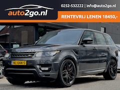 Land Rover Range Rover Sport - 3.0 TDV6 AUT8 BLACK-EDITION PANODAK VOL-LEDER 22 INCH-LMV NAVI CAMERA LED PDC