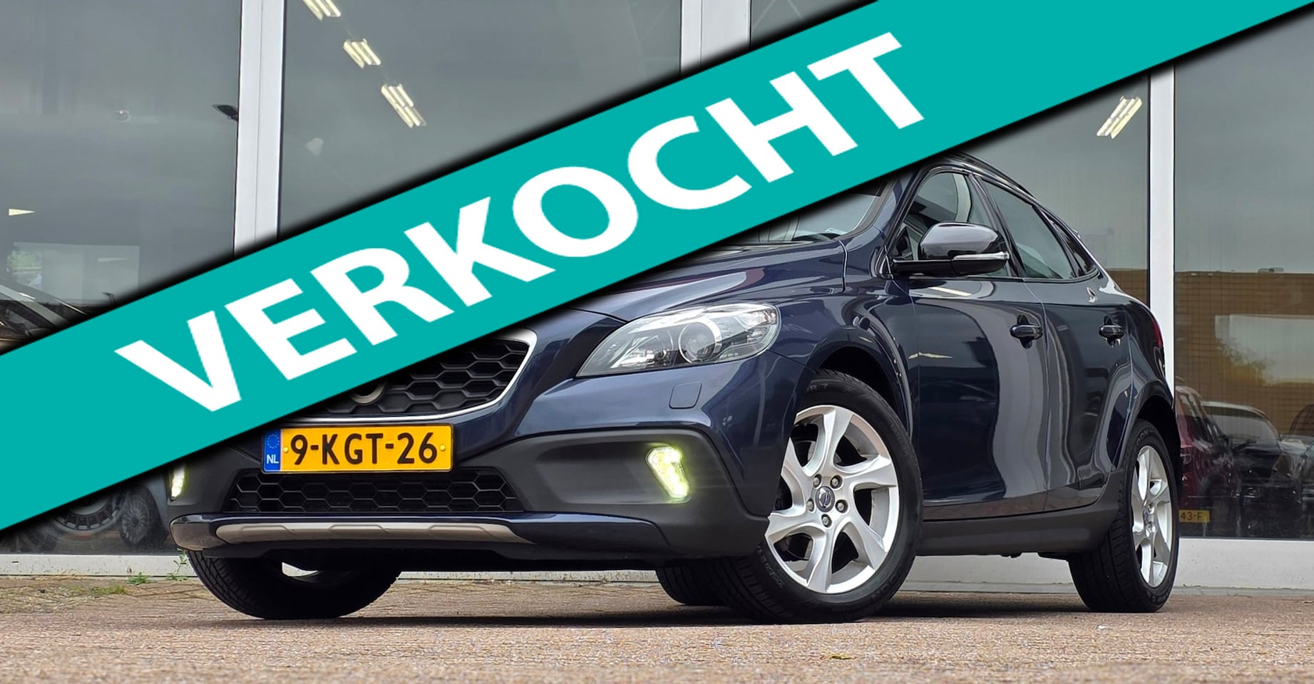 Volvo V40 Cross Country - 1.6 T4 Summum 100% Dealer onderhouden Leer LED Navi Xenon Mooi! - AutoWereld.nl