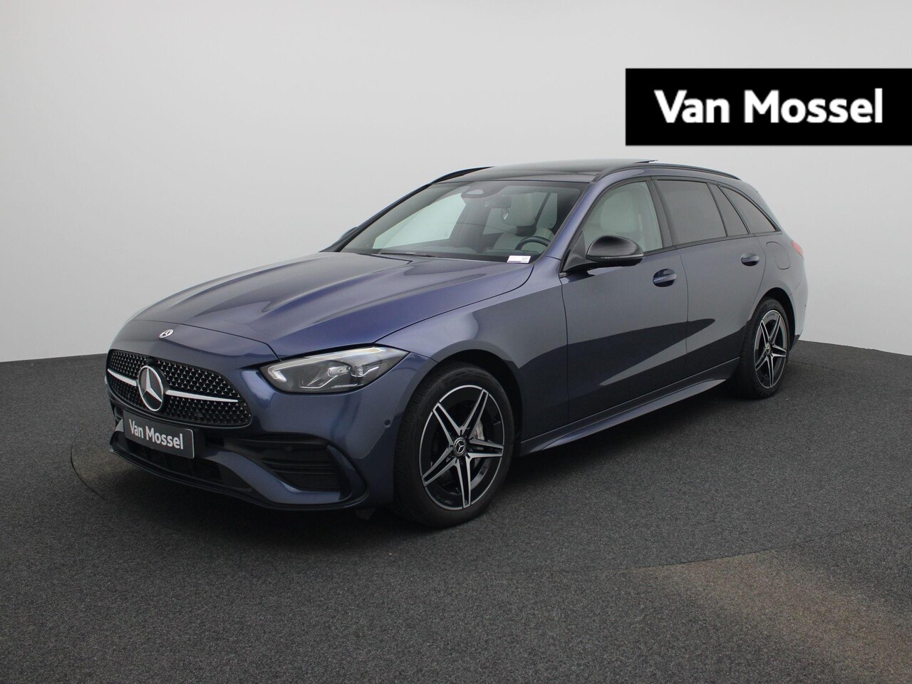 Mercedes-Benz C-klasse - Break C 300 e AMG Line | Panoramadak | Sfeerverlichting | Burmester | Stoelverwarming | Ac - AutoWereld.nl