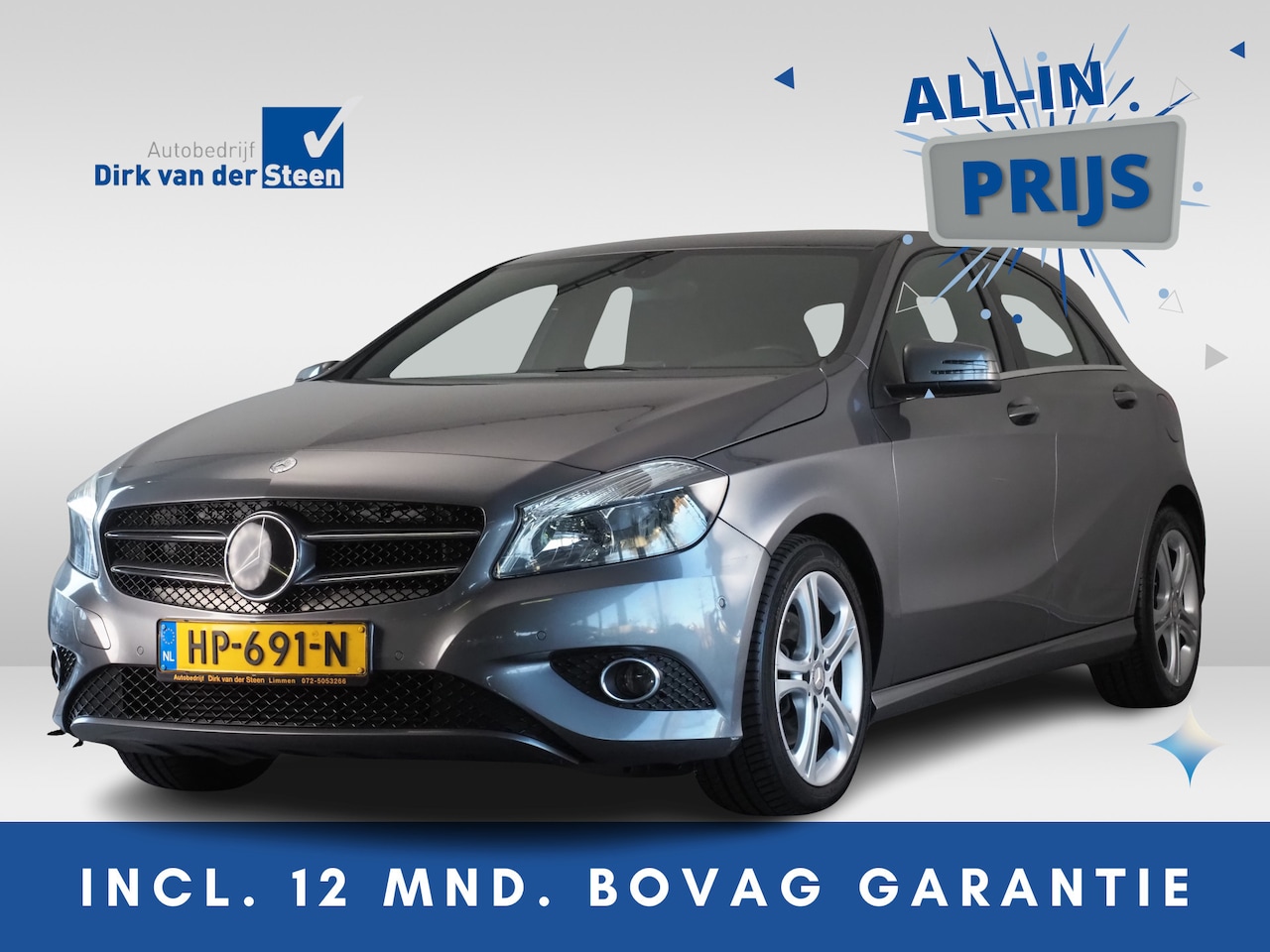 Mercedes-Benz A-klasse - 180 | Parkeersensor voor en achter | Cruisecontrol | Carkit | Voorstoelen verwarmd | - AutoWereld.nl