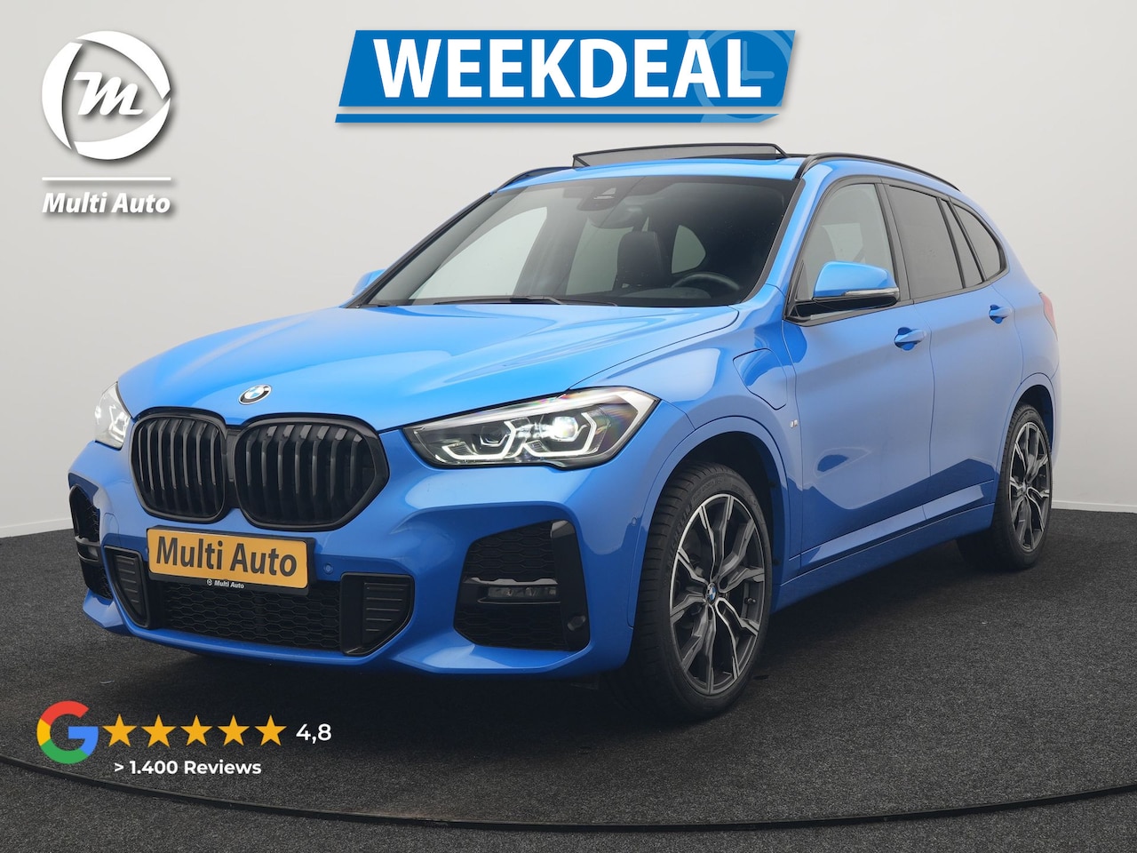 BMW X1 - xDrive25e M Sport PHEV 221pk Dealer O.H | Trekhaak Afn. | Panodak | Camera | Sportstoelen - AutoWereld.nl