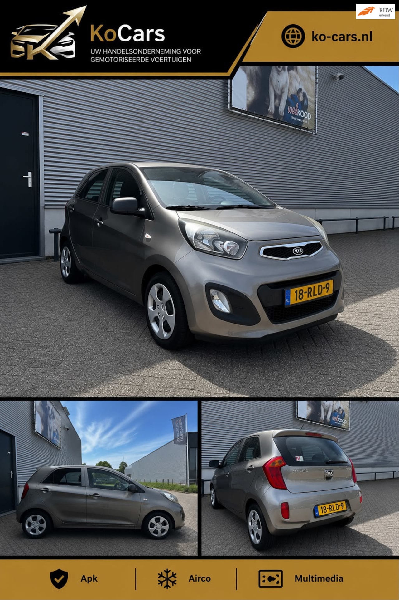 Kia Picanto - / Apk / Airco - AutoWereld.nl