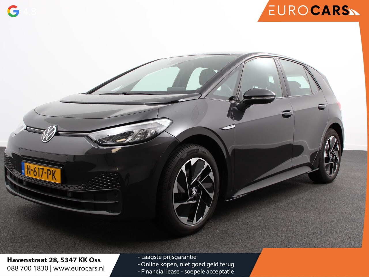 Volkswagen ID.3 - Pro 58 kWh SOH 90%  Navigatie Apple Carplay/Android Auto Parkeersensoren Adaptive Cruise C - AutoWereld.nl