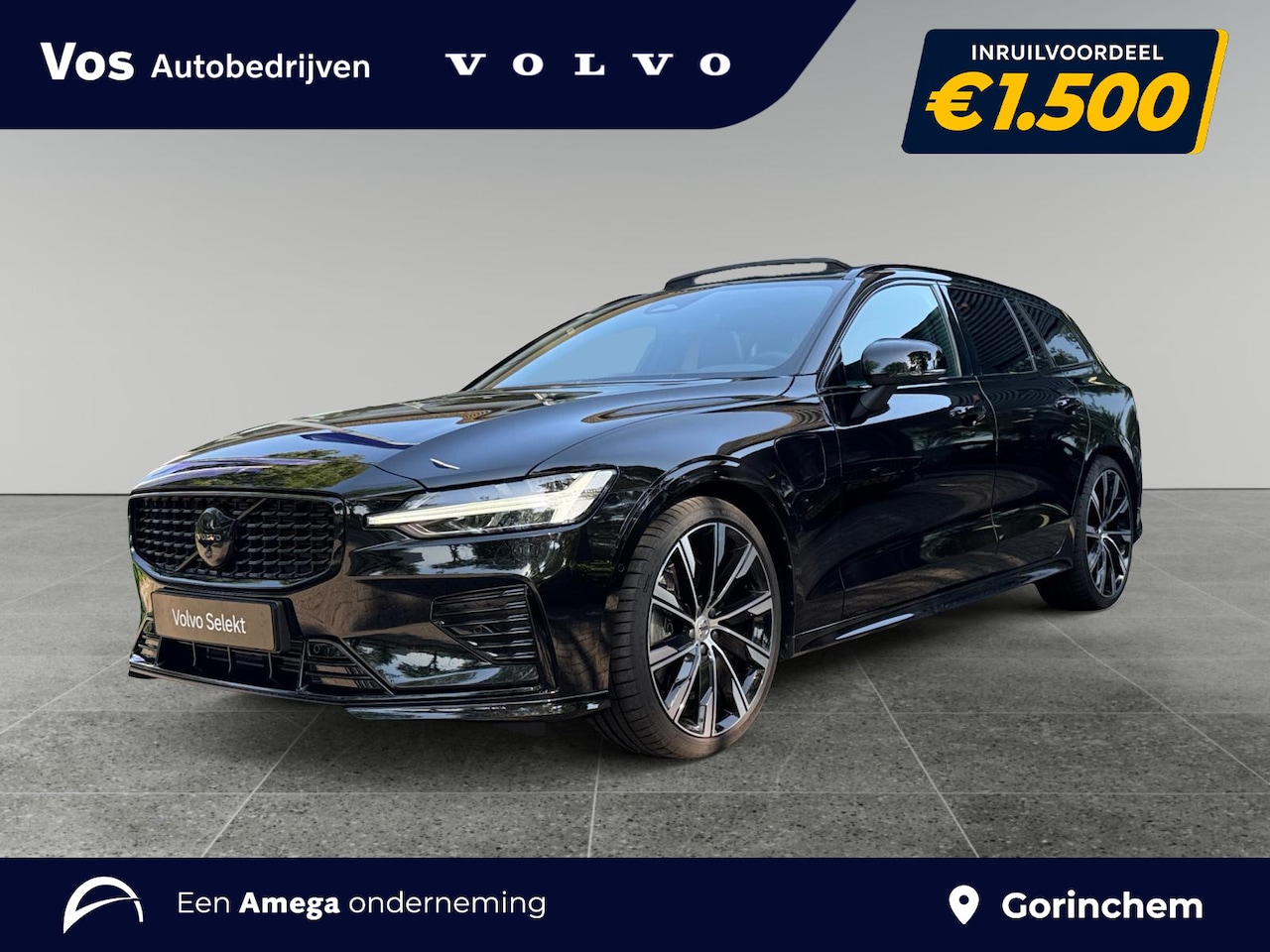 Volvo V60 - T8 Plug-in hybrid AWD Ultra Dark |Performance Edition| 20 inch| Exterior Styling Kit| - AutoWereld.nl