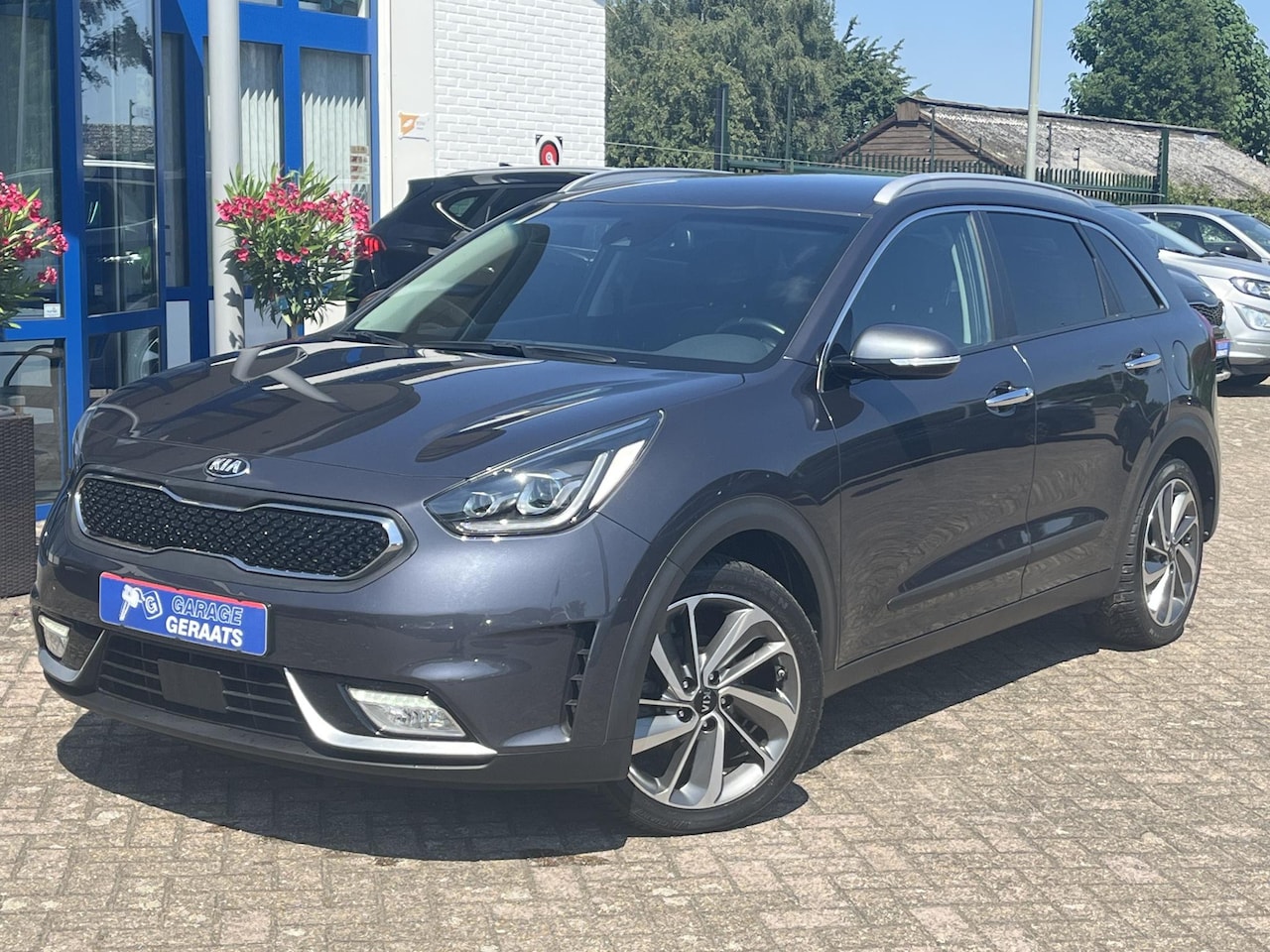 Kia Niro - 1.6 GDi Hybrid DynamicPlusLine l Elektr. Stoel, Leder, Dodehoekherkenning, Adapt. Cruise C - AutoWereld.nl