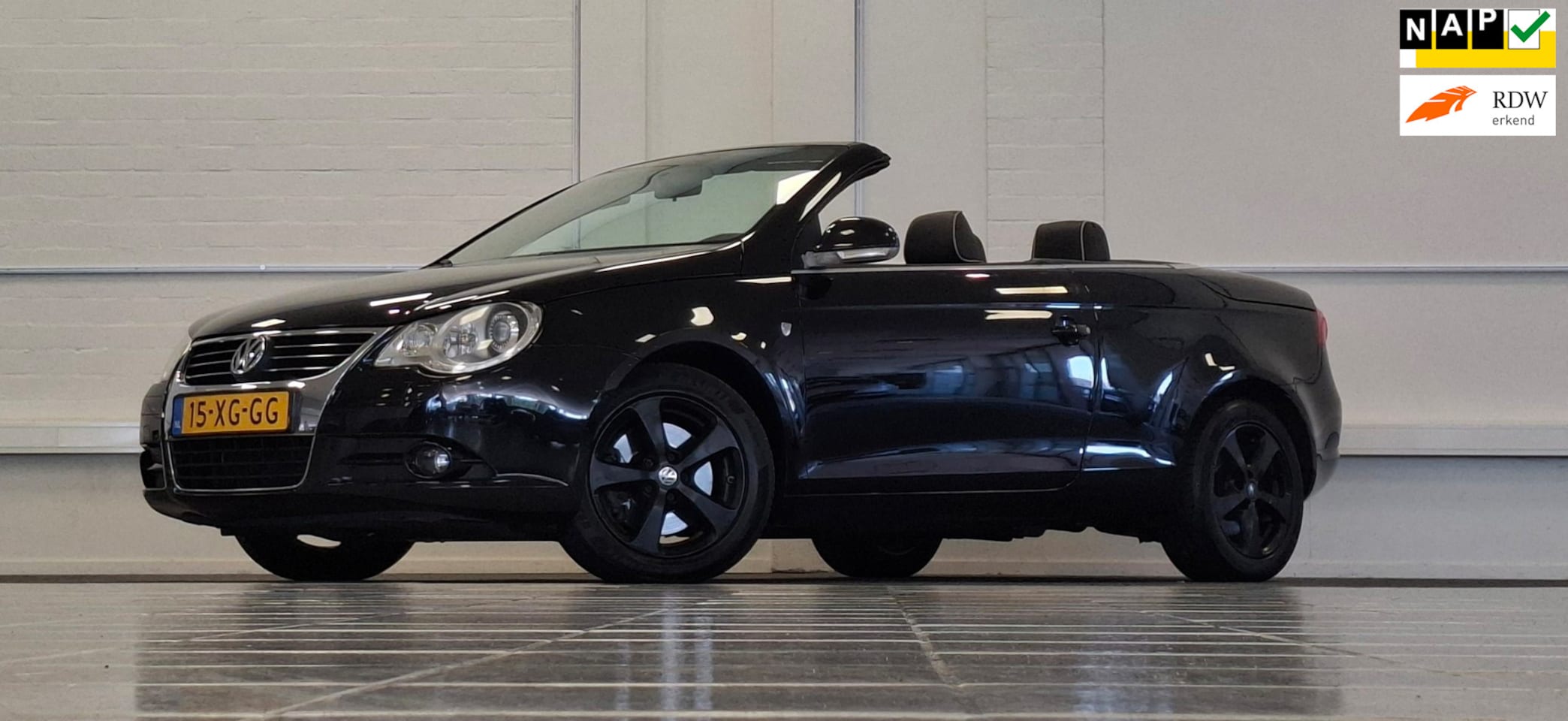 Volkswagen Eos - 2.0 T-FSI 200pk 3e Eigenaar Leer Xenon Kleppensysteem PDC - AutoWereld.nl