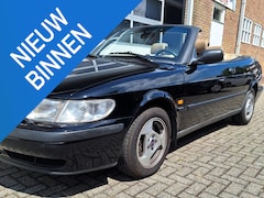 Saab 9-3 Cabrio - 2.0t S bj 2000 Zwart Dealer NL Auto Nw Apk