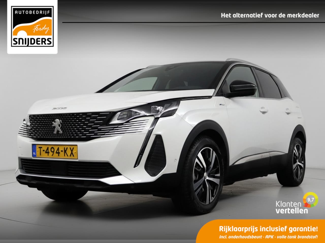 Peugeot 3008 - 1.6 HYbrid 225 GT 1.6 HYbrid 225 GT, Orig.NL - 1e Eig. | DAB+ | Camera - PDC | Keyless | Apple Car Play - RI - AutoWereld.nl