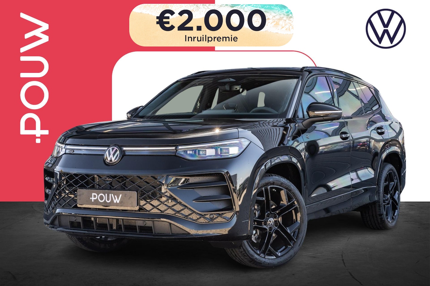 Volkswagen Tayron - 1.5 eHybrid 204pk R-Line Edition | Black Style Pakket | 20" Velgen - AutoWereld.nl