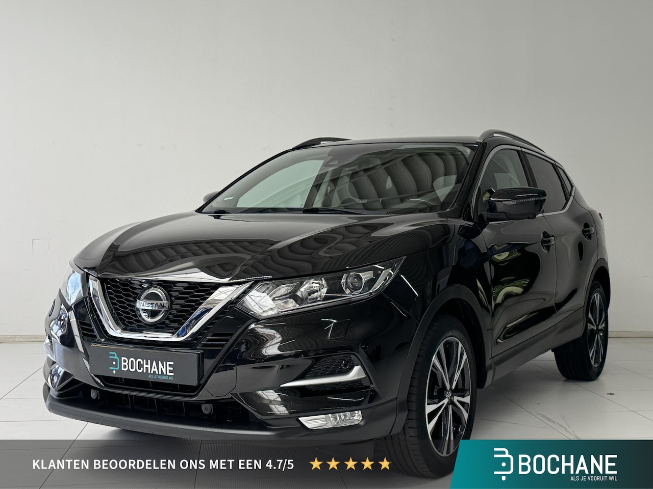 Nissan Qashqai - 1.3 DIG-T N-Connecta | Navigatie | 360° Camera | Trekhaak | Panoramadak | Stoelverwarming - AutoWereld.nl