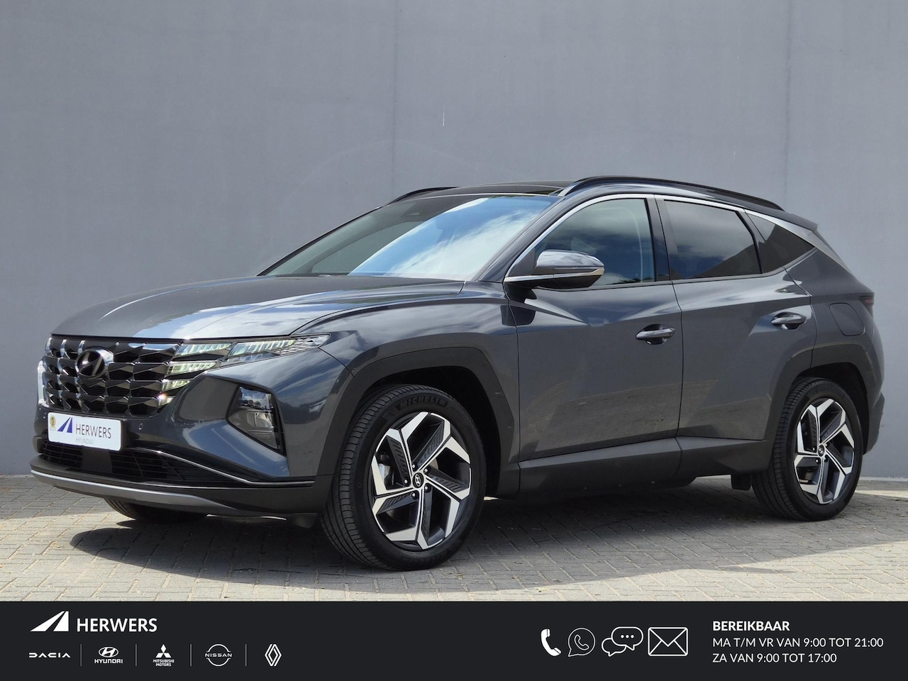 Hyundai Tucson - 1.6 T-GDI PHEV Comfort Smart Sky 4WD / Fabrieksgarantie tot 02-2029 / Dealer onderhouden / - AutoWereld.nl