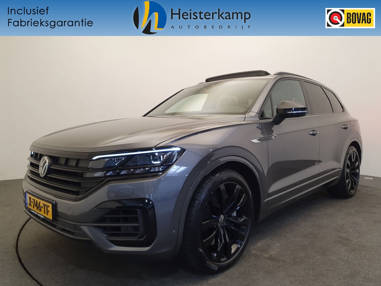 Volkswagen Touareg - 3.0 TSi eHybrid 463pk DSG/AUT 4MOTION R Panoramadak, 360 Camera, Wegklapbare trekhaak - AutoWereld.nl