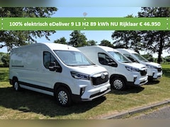 Maxus eDeliver 9 - gesloten bestelwagen 100% Elektrisch L3H2 89 kWh
