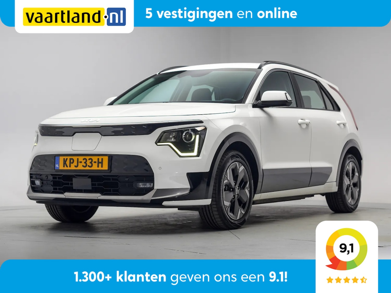 Kia e-Niro - DynamicLine 64.8 kWh 3-fase [ Navi Adapt.cruise Camera Stoel-en stuurverwarming ] - AutoWereld.nl