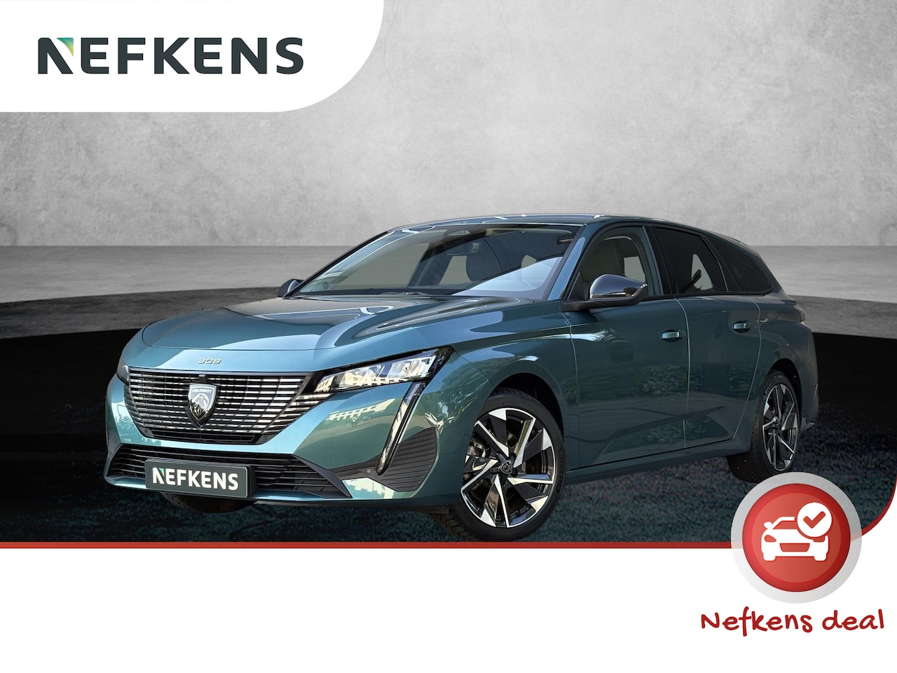 Peugeot 308 SW - 130pk Allure Pack | 1ste eigenaar | Camera | Dodehoekdetectie | LEER/Stof | 17"LMV | Navig - AutoWereld.nl