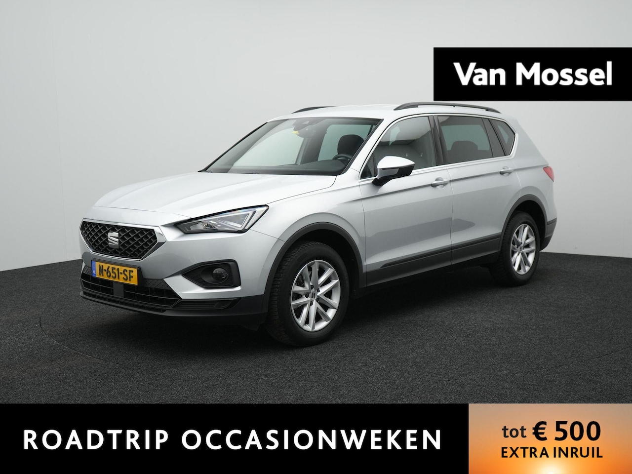 SEAT Tarraco - 1.5 TSI Style Business Intense 7p. AUTOMAAT | ADAPTIEVE CRUISE | NAVIGATIE | CAMERA | 7 ZI - AutoWereld.nl