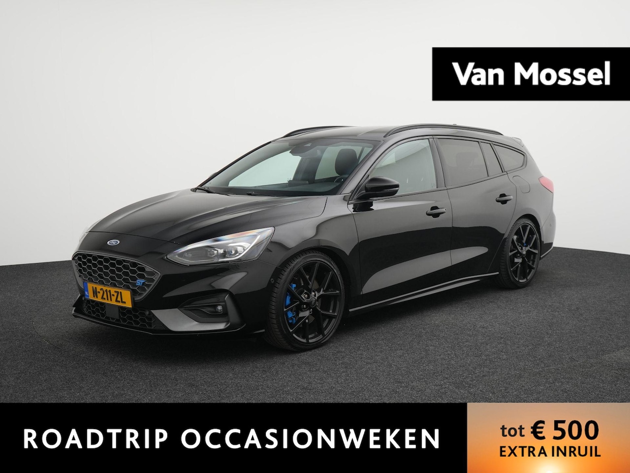 Ford Focus Wagon - 2.3 EcoBoost ST-3 280PK Handgeschakeld! | Apple/Android Play | Camera | Cruise | Keyless | - AutoWereld.nl