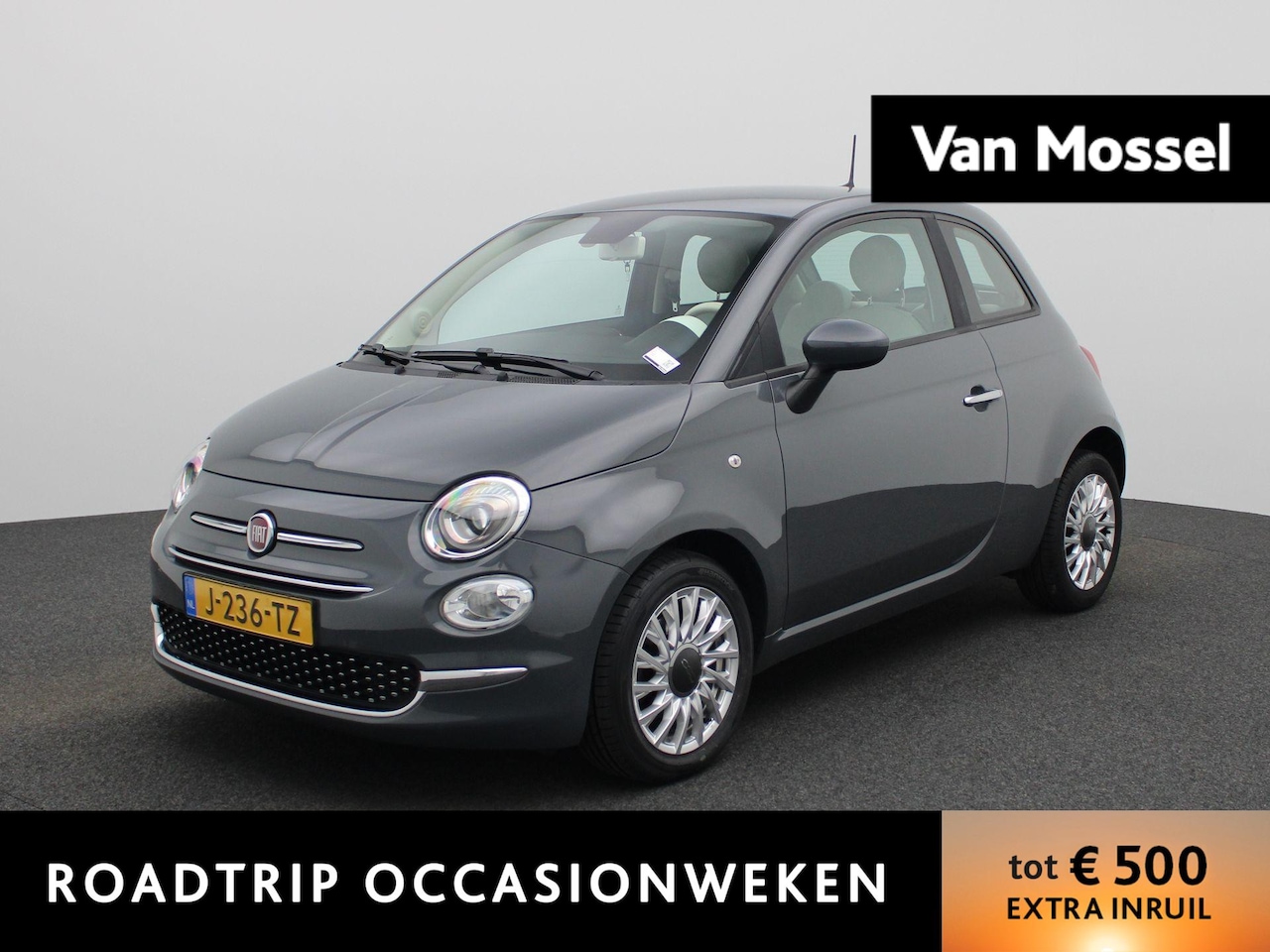 Fiat 500 - 1.0 Hybrid Lounge | APPLE CARPLAY - ANDROID AUTO | AIRCO | CRUISE CONTROL | LICHTMETALEN V - AutoWereld.nl