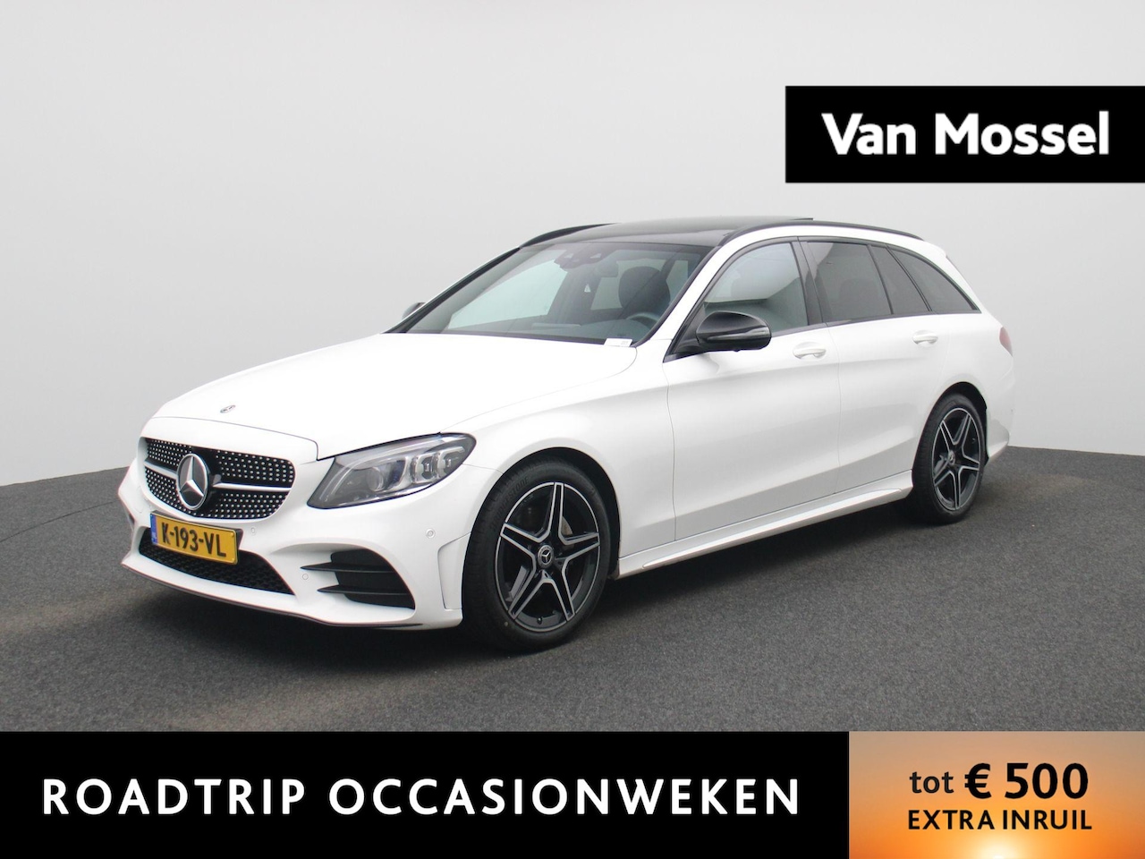 Mercedes-Benz C-klasse Estate - 180 Business Solution AMG | AUTOMAAT | PANORAMADAK | ACHTERUITRIJCAMERA | STOELVERWARMING - AutoWereld.nl