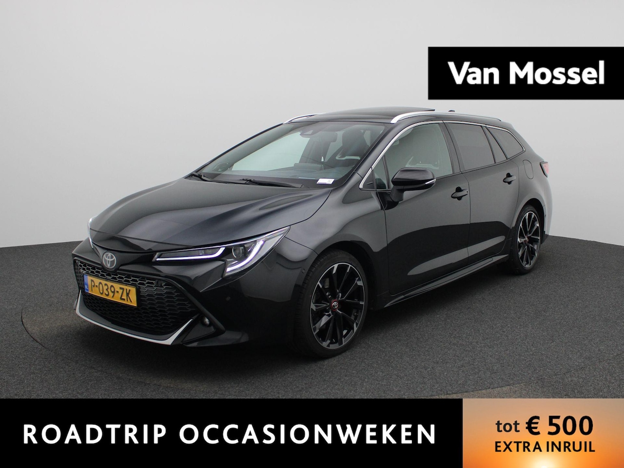 Toyota Corolla Touring Sports - 2.0 Hybrid Business GR-Sport 184PK AUTOMAAT | Panoramadak | Half-Leder | Navigatie | Camer - AutoWereld.nl