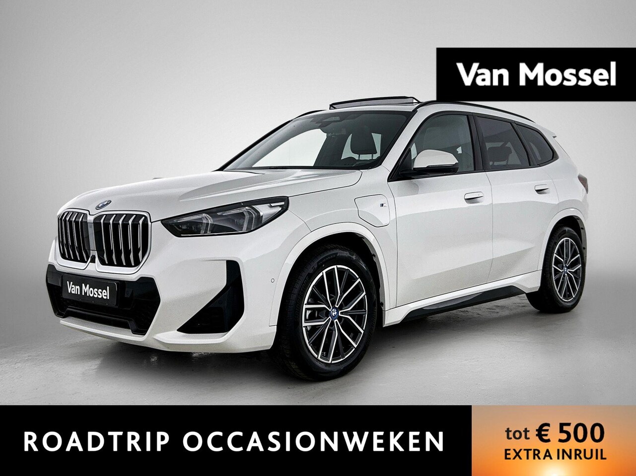 BMW X1 - xDrive25e | M-SPORT | PANO-SCHUIFDAK | LEER | 360 CAMERA | STOELVERWARMING | HEAD-UP - AutoWereld.nl