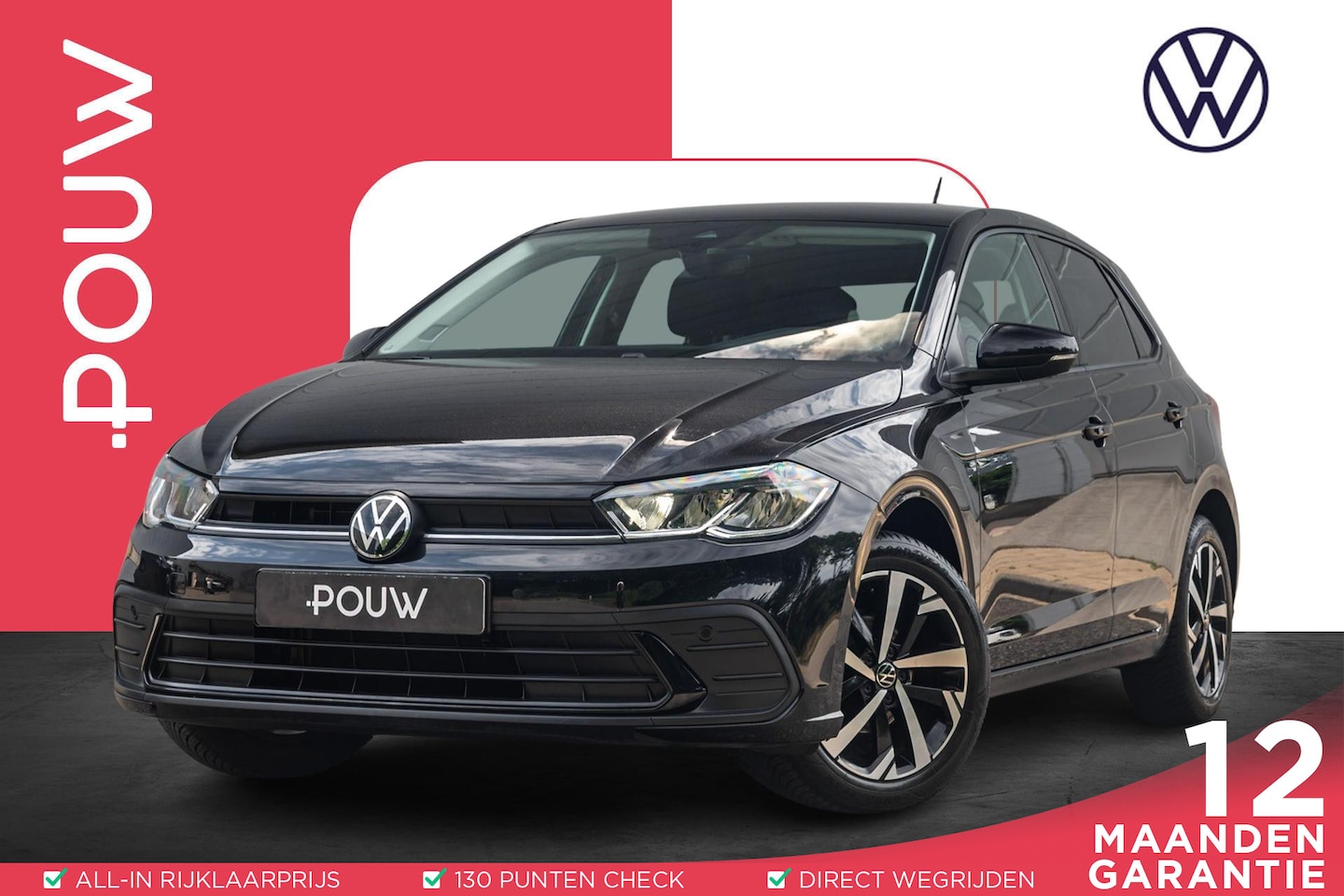 Volkswagen Polo - 1.0 TSI 95pk Life | Apple Carplay & Android Auto | Stoelverwarming | Parkeersensoren V+A - AutoWereld.nl