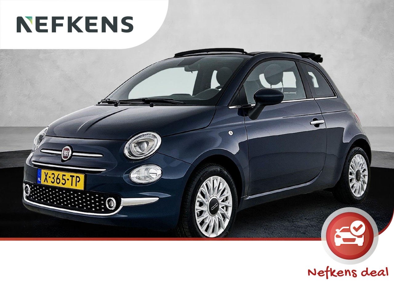 Fiat 500 C - 1.0 70pk Hybrid Dolcevita | LAGE KM | 1ste Eigenaar | Soft-Top | Navigatie | Climate Contr - AutoWereld.nl