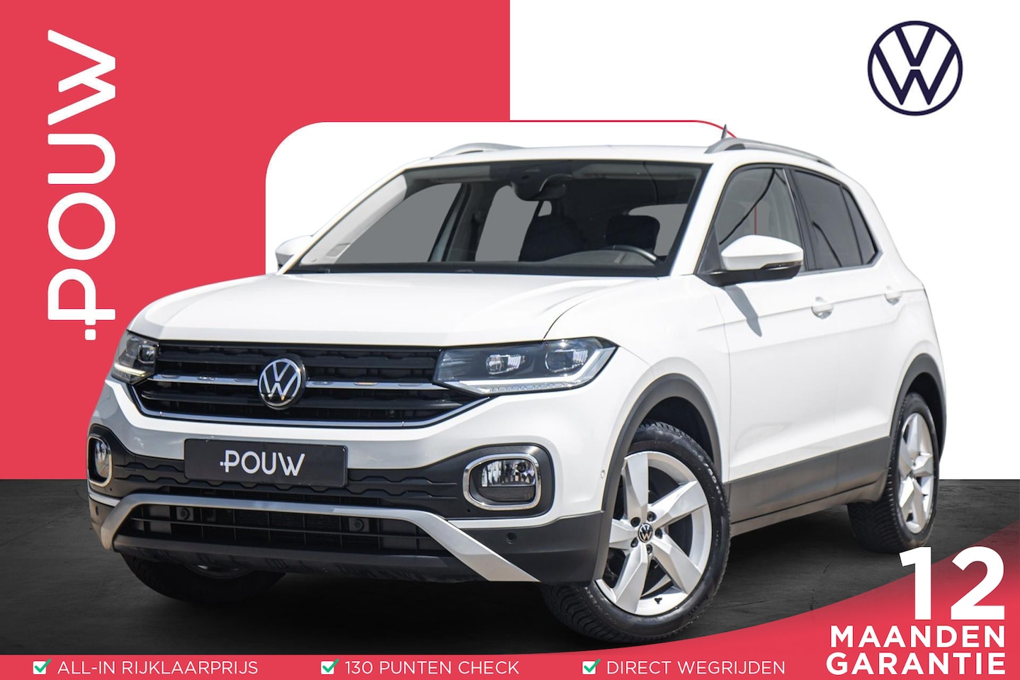 Volkswagen T-Cross - 1.0 TSI 110pk DSG Style | Stoelverwarming | Navigatie | Grootlichtassistent | Adaptive Cru - AutoWereld.nl