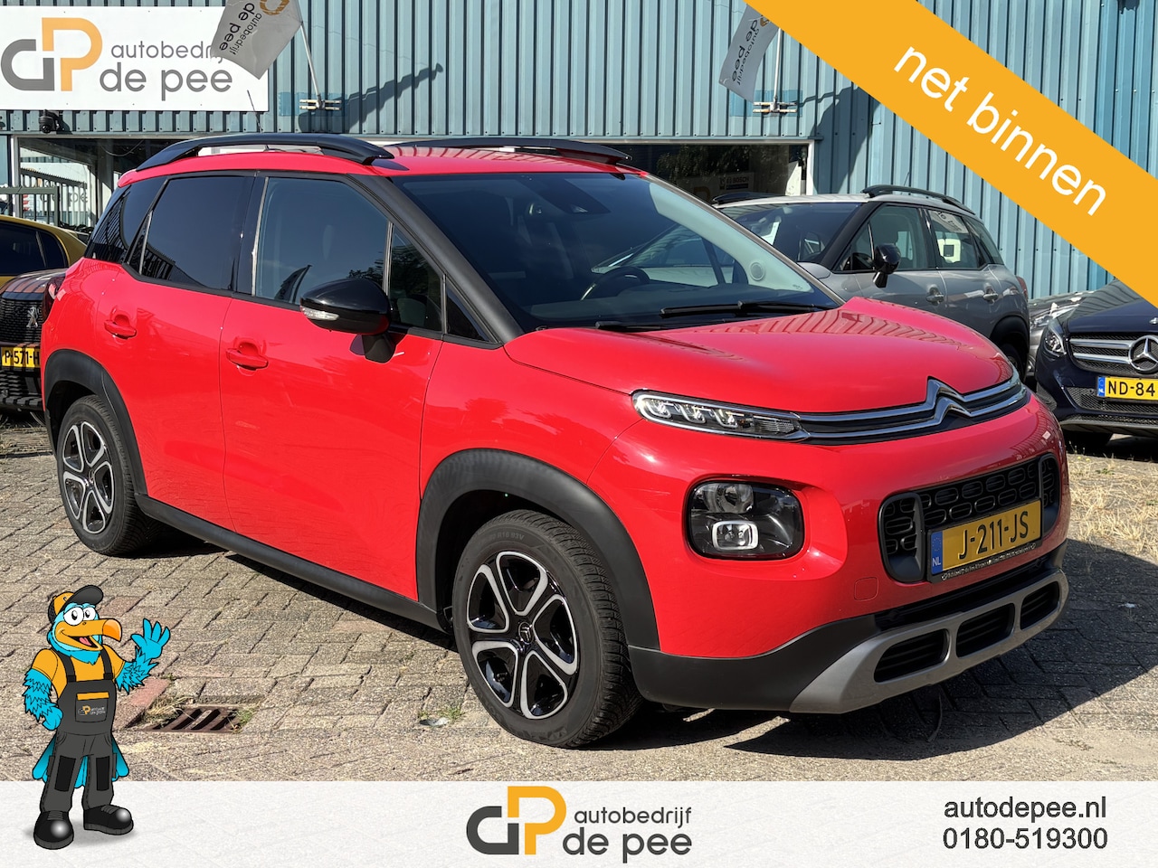 Citroën C3 Aircross - 1.2 PureTech Feel GARANTIE/TREKHAAK/CRUISE/CLIMA/CARPLAY/PARKEERSENS. rijklaarprijs! - AutoWereld.nl