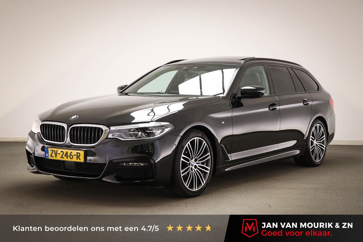 BMW 5-serie Touring - 530i xDrive M-Sport High Executive | PANORAMADAK | HEAD UP | STUURVERWARMING | TREKHAAK | - AutoWereld.nl