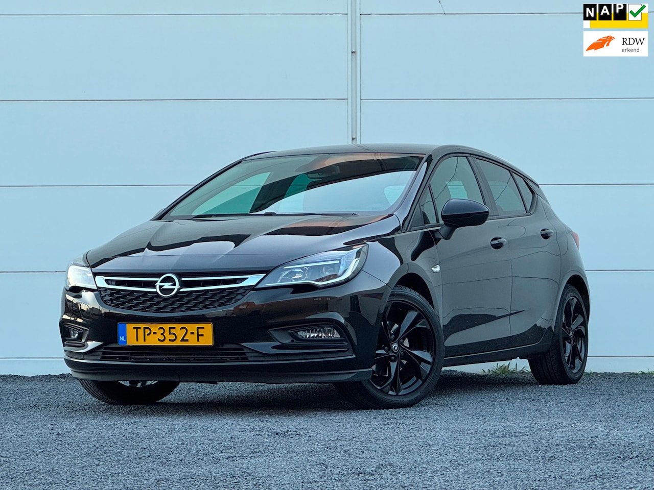 Opel Astra - 1.4 Black Edition 150 PK Org NL Trekhaak Garantie Apple carplay Cruise Control Climate con - AutoWereld.nl