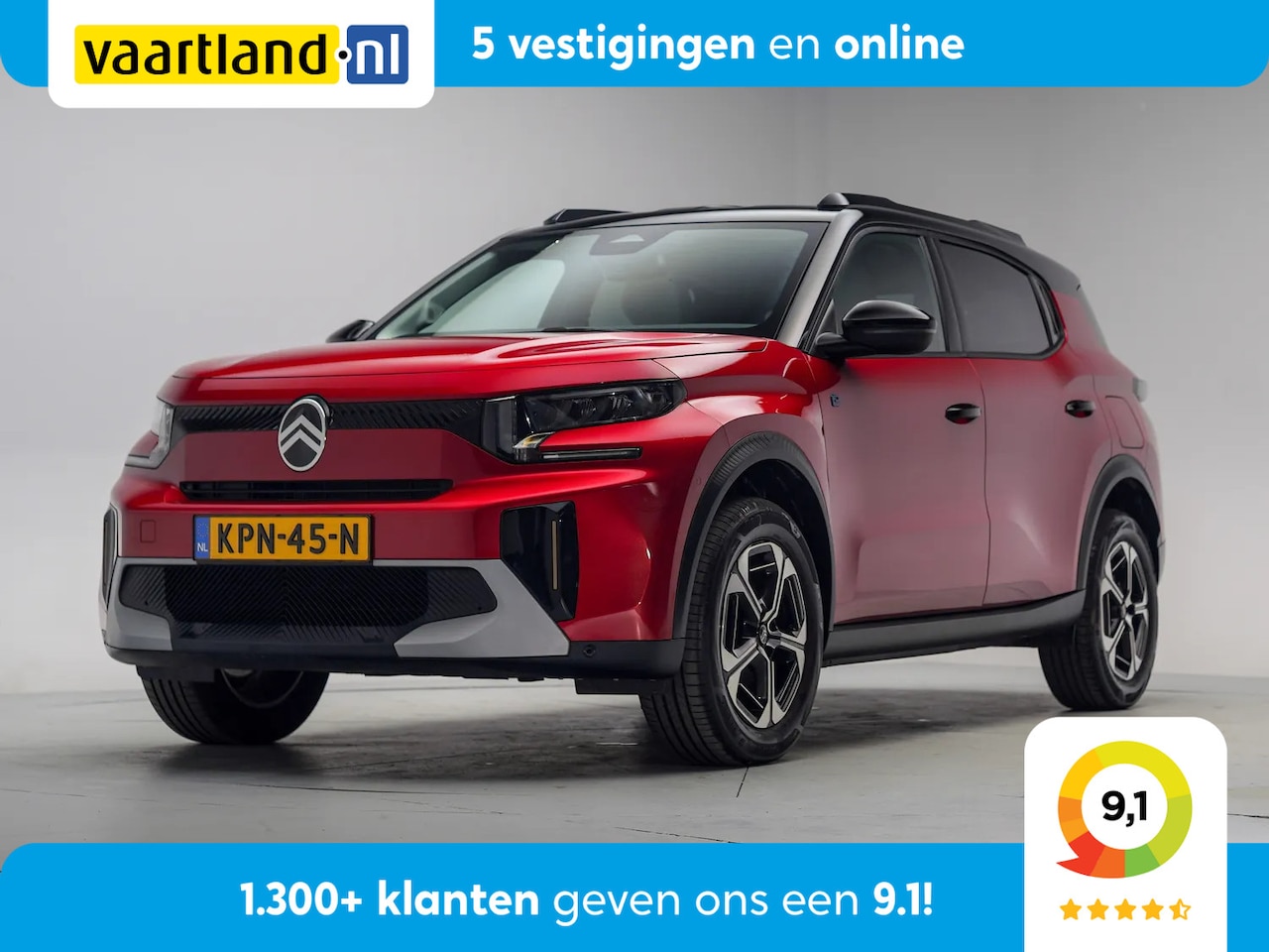 Citroën C3 Aircross - Max 44 kWh 3 fase Nieuw [ LED Navi Lane assist Head-up ] - AutoWereld.nl