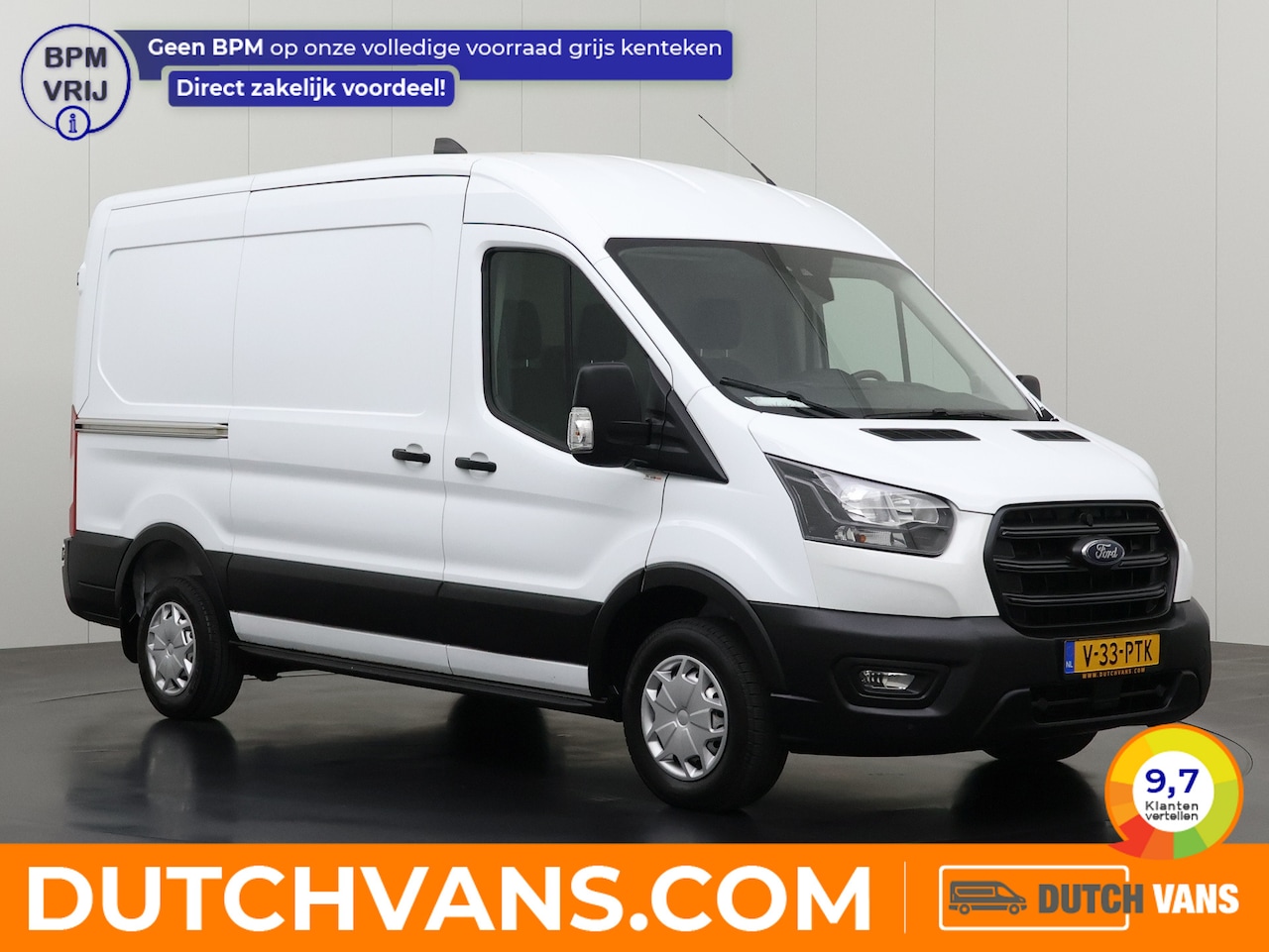 Ford Transit - 2.0TDCI 130PK L2H2 | Airco | Cruise | 3-Zits | Betimmering - AutoWereld.nl