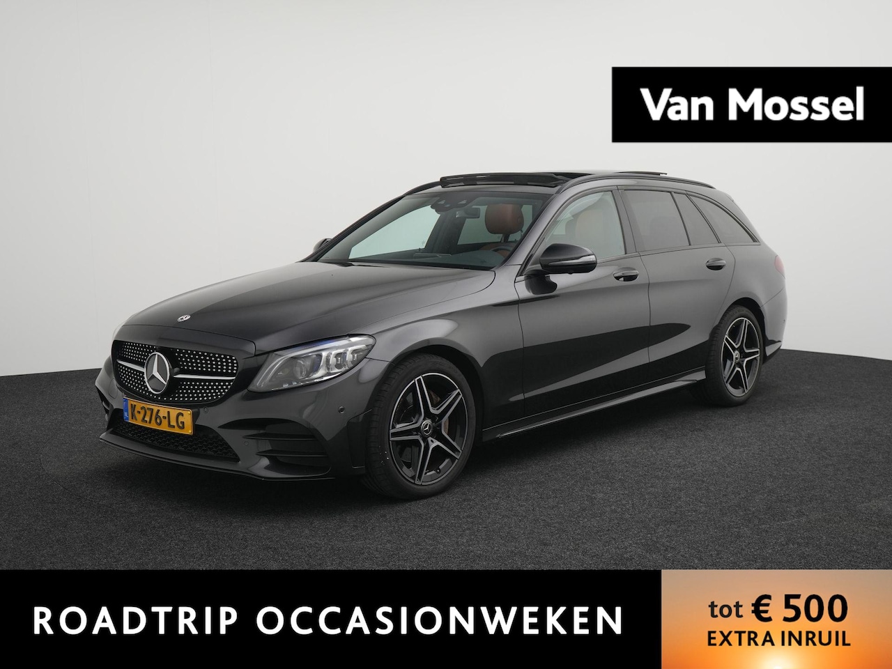 Mercedes-Benz C-klasse Estate - 180 Business Solution AMG | AUTOMAAT | PANORAMADAK | AMG | 360 CAMERA | LMV | LEDER | SPOR - AutoWereld.nl