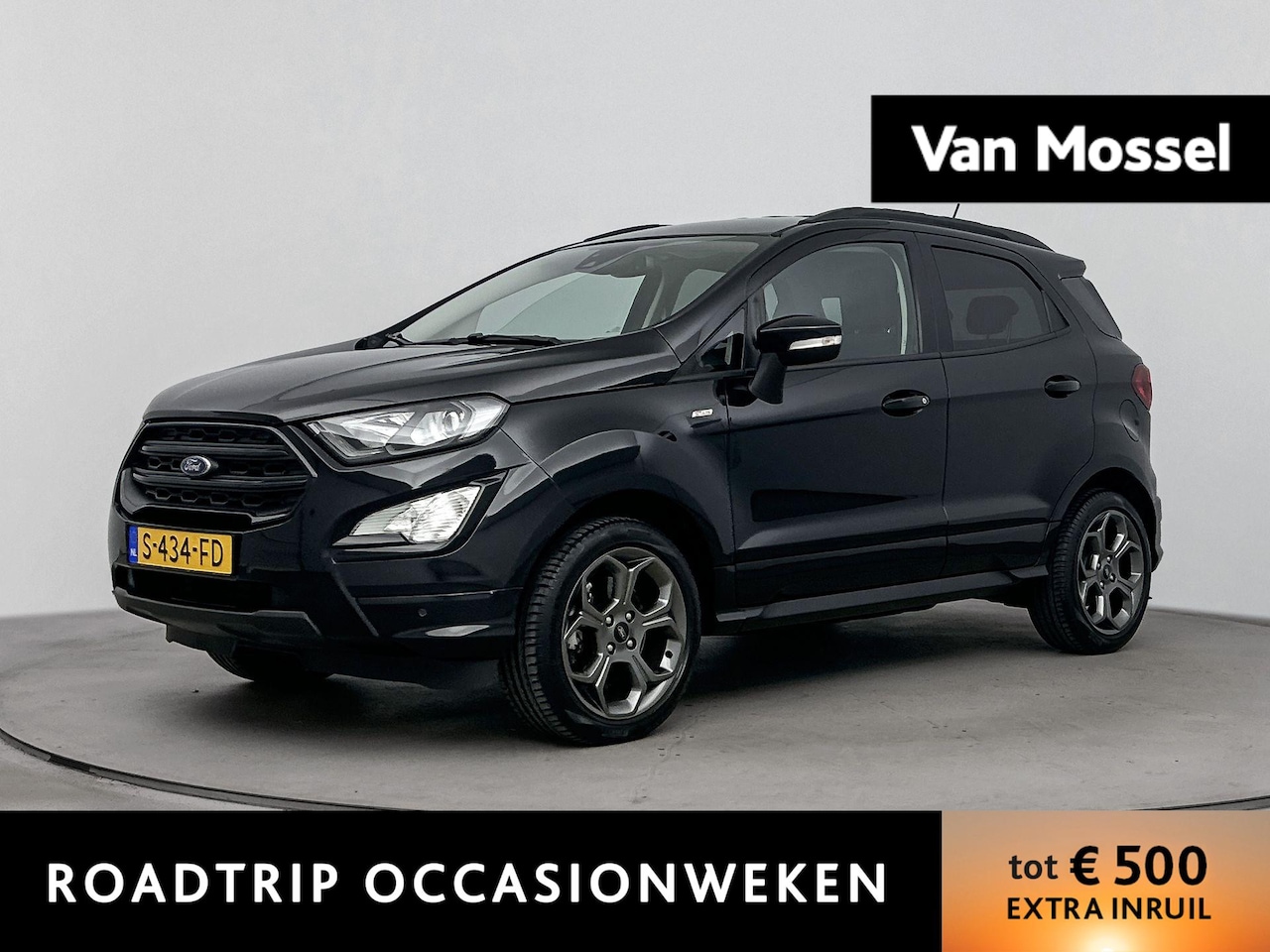 Ford EcoSport - 1.0 EcoBoost ST-Line | TREKHAAK | STOELVERWARMING | STUURVERWARMING | BANG & OLUFSEN | ACH - AutoWereld.nl