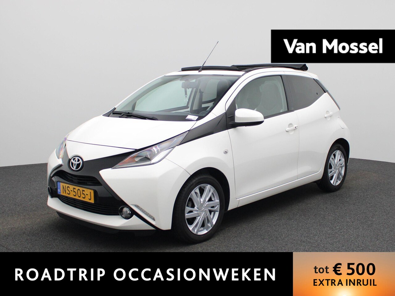 Toyota Aygo - 1.0 VVT-i x-wave | Cruise Control | Achteruitrijcamera | Bluetooth | Keyless | Airco | Bi- - AutoWereld.nl