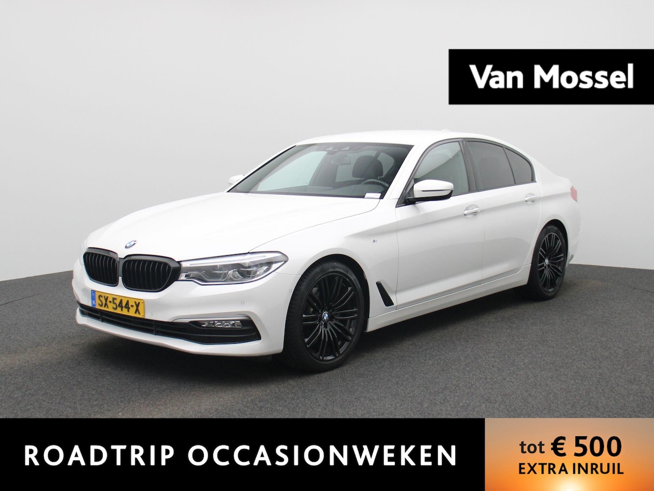 BMW 5-serie - 520i High Executive | LEDER | MEMORY STOEL | CAMERA | NAVIGATIE | STOELVERWARMING - AutoWereld.nl