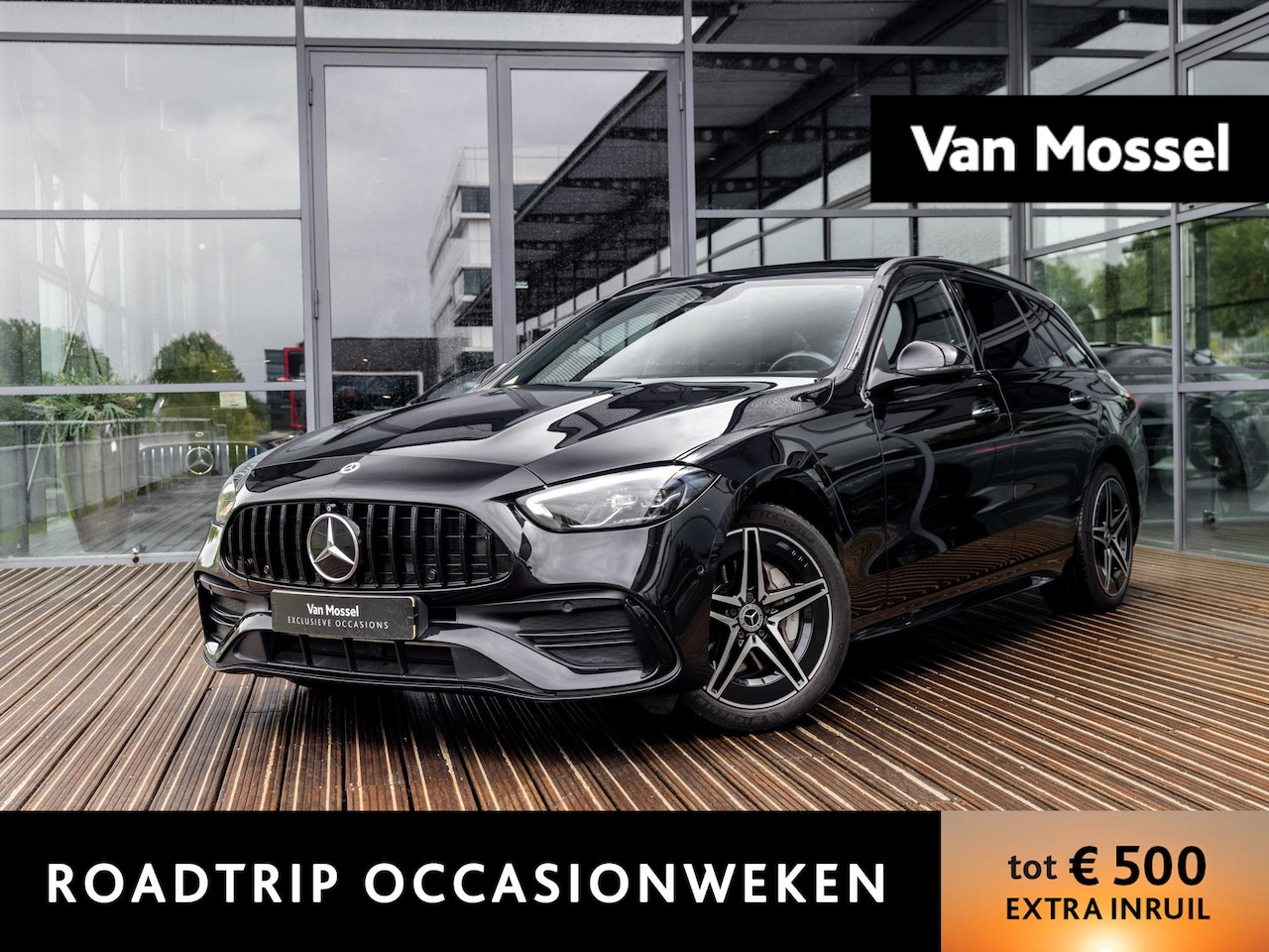 Mercedes-Benz C-klasse Estate - 300 e AMG Line | NIGHT PAKKET | PANORAMA-SCHUIF-KANTELDAK | STOELMEMORY | KEYLESS ENTRY | - AutoWereld.nl