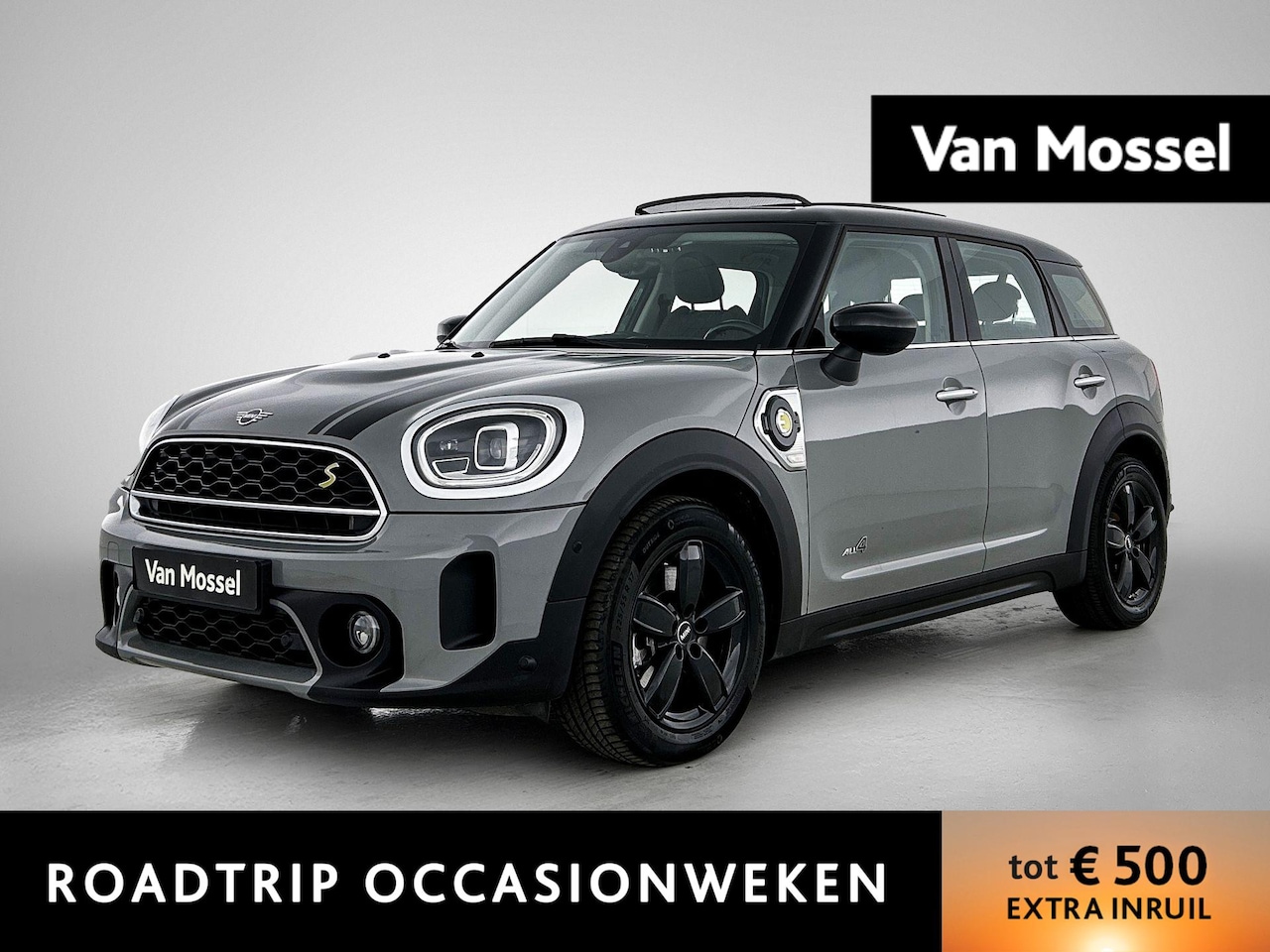 MINI Countryman - 1.5 Cooper S E ALL4 | PANO-SCHUIFDAK | HEAD-UP | CAMERA | NAVIGATIE | STOEL-STUURWIELVERWA - AutoWereld.nl