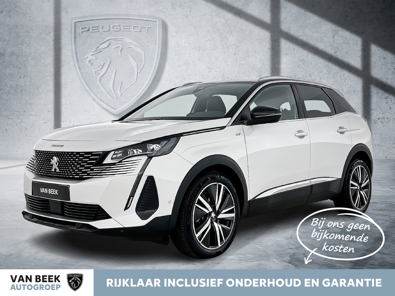 Peugeot 3008 - Hybrid 145 pk Automaat GT | Rijklaar | Stoelverwarming | Adaptive Cruise | 19" LMV | - AutoWereld.nl