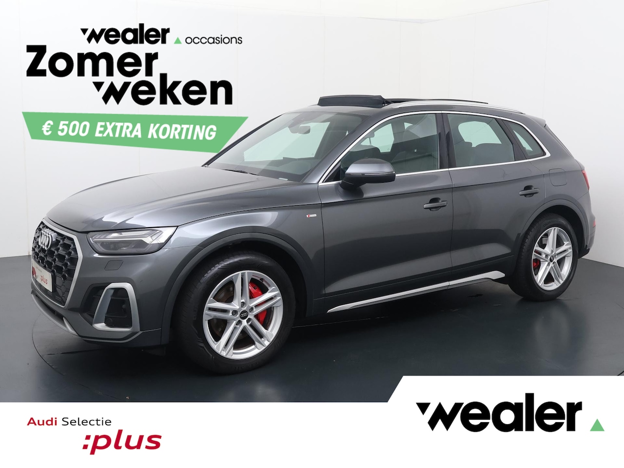 Audi Q5 - 50 TFSI e S edition | 299 PK | SoH 100% | Matrix LED koplampen | Panoramadak | Luchtvering - AutoWereld.nl