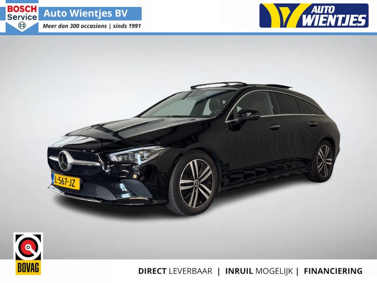 Mercedes-Benz CLA-klasse Shooting Brake - 200 Business Solution Luxury | ACC | Pano | Leer | Trekhaak | Camera - AutoWereld.nl