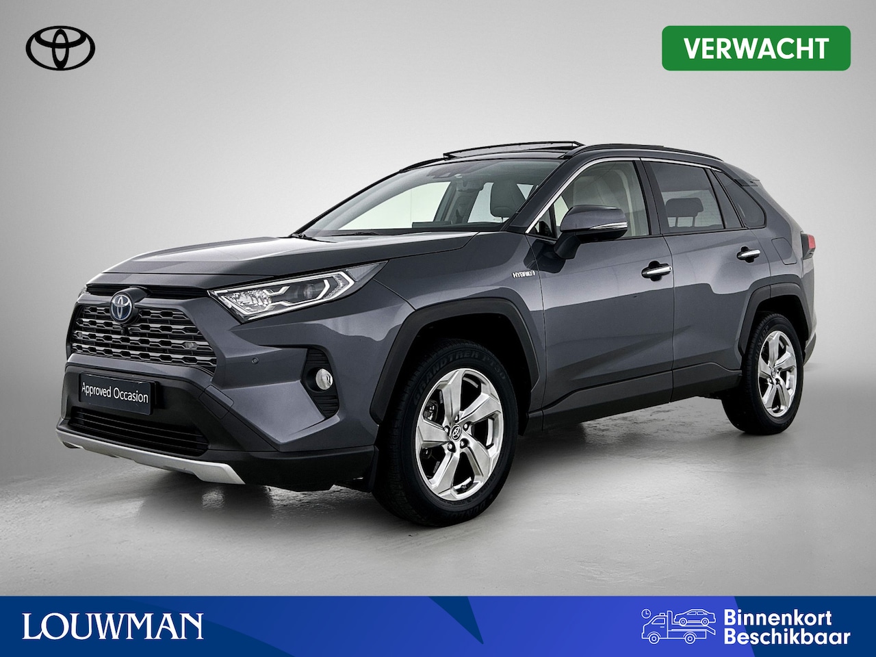 Toyota RAV4 - 2.5 Hybrid AWD Executive | Elektrisch glazen panorama-dak | Dealeronderhouden | - AutoWereld.nl