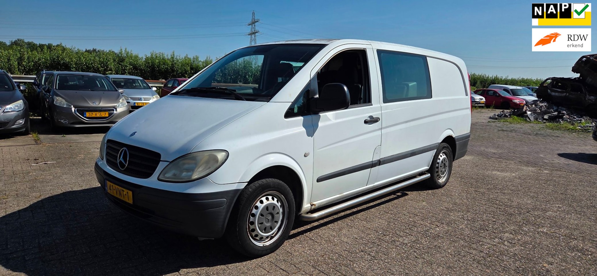 Mercedes-Benz Vito - 109 CDI 320 Lang Dubbel Cabine luxe AIRCO - AutoWereld.nl
