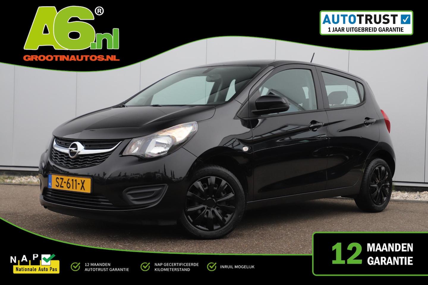 Opel Karl - 1.0 ecoFLEX Edition Airco Cruise Control Radio Bluetooth Elektrische Ramen - AutoWereld.nl