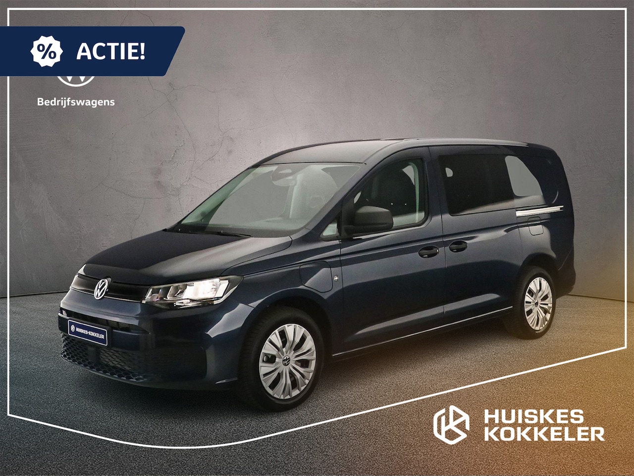 Volkswagen Caddy Maxi - Flexible 1.5 TSI eHybrid | Trekhaak | 5-zitplaatsen opklapbare dubbele cabine  | AppleCarp - AutoWereld.nl
